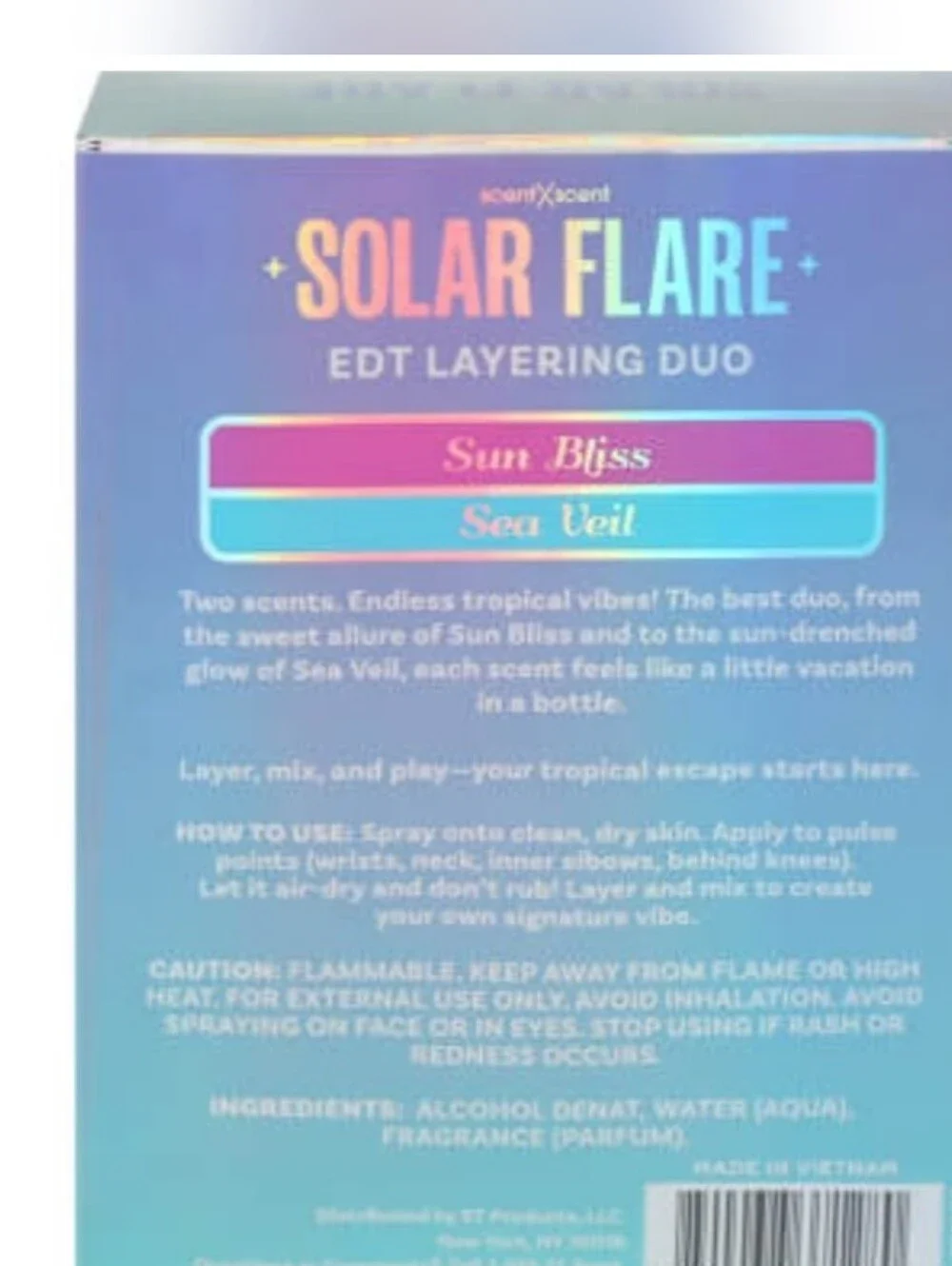 Solar Flare EDT Layering Duo - NIB